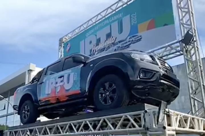 Quer concorrer a uma picape automática? Basta pagar a cota única do IPTU 2022 nesta terça-feira (15)