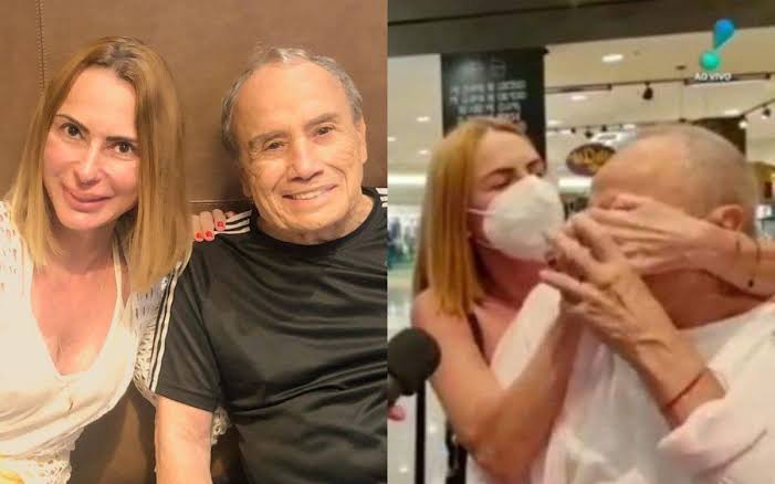 Após meter a mão na cara do marido durante entrevista, mulher de Stênio Garcia revela grave doença do ator