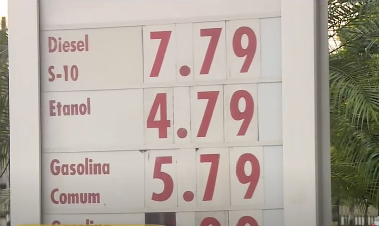 Após redução de impostos, gasolina chega a R$ 5,79 em postos de Manaus￼