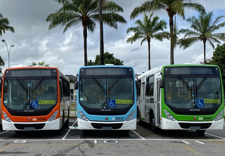Frota do transporte público de Manaus recebe 20 novos ônibus hoje