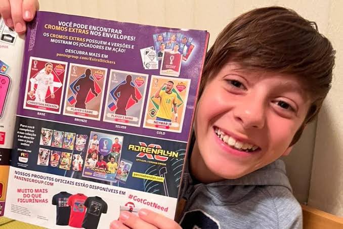 Álbum da Copa: garoto encontra figurinha rara de Neymar, avaliada em 9 mil reais: “Não vendo, ele é meu ídolo!”