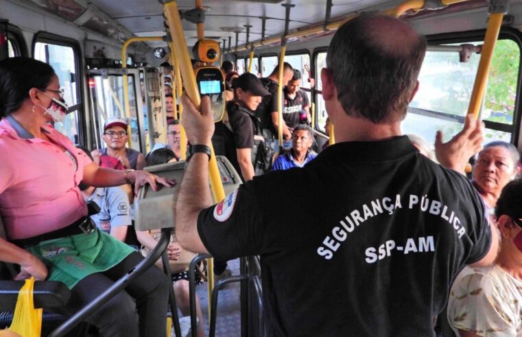 Operação para inibir roubos em ônibus é intensificada pela SSP-AM nas zonas sul e leste de Manaus