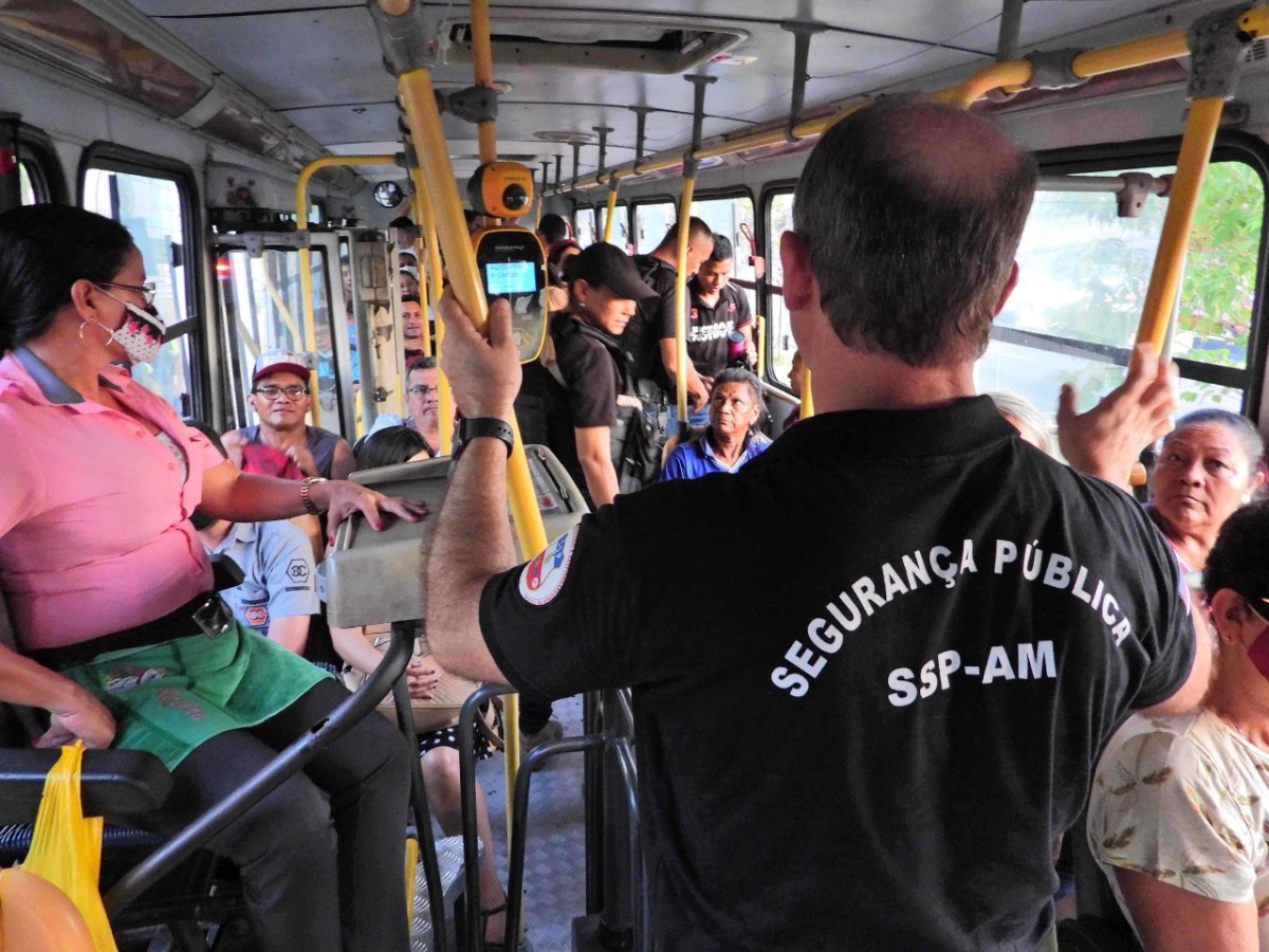 Operação para inibir roubos em ônibus é intensificada pela SSP-AM nas zonas sul e leste de Manaus