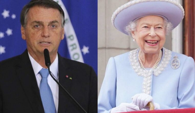 Bolsonaro irá ao funeral de Elizabeth 2ª em Londres