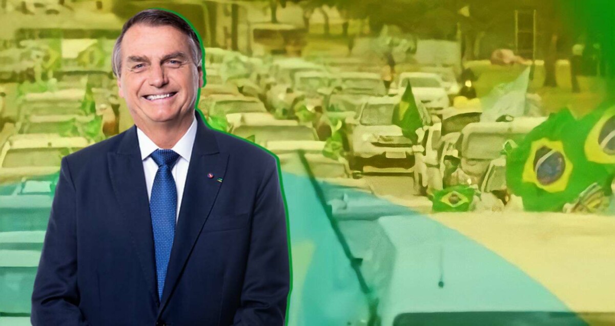 Onda Verde e Amarela faz última manifestação em apoio ao Bolsonaro antes do 2º turno, em Manaus