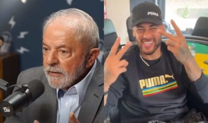 Em podcast, Lula provoca Neymar: “tem medo de eu saber a dívida que o Bolsonaro perdoou dele”