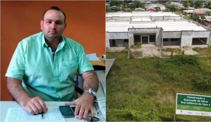 Prefeito de Eirunepé pode ser preso por obras inacabadas que receberam recursos federais