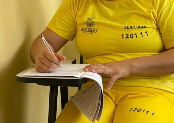 AM: Seap registra número recorde de reeducandos inscritos no Enem 2022