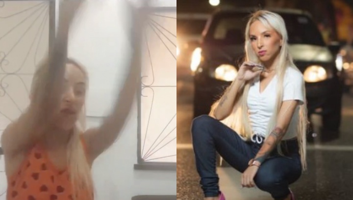 Arlequina de Manaus chora e esperneia após ter conta removida do Instagram; veja vídeo