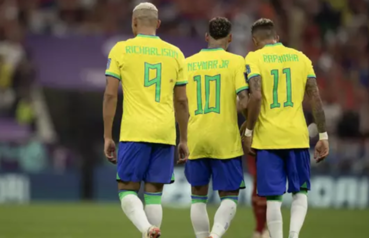 Seleção Brasileira nunca perdeu para a Croácia, rival nas quartas da Copa