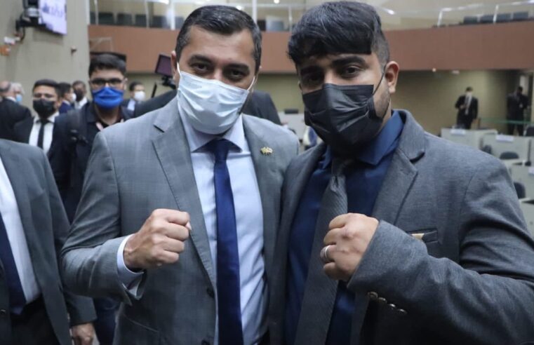 Vereador Dione Carvalho participa da posse do governador reeleito Wilson Lima