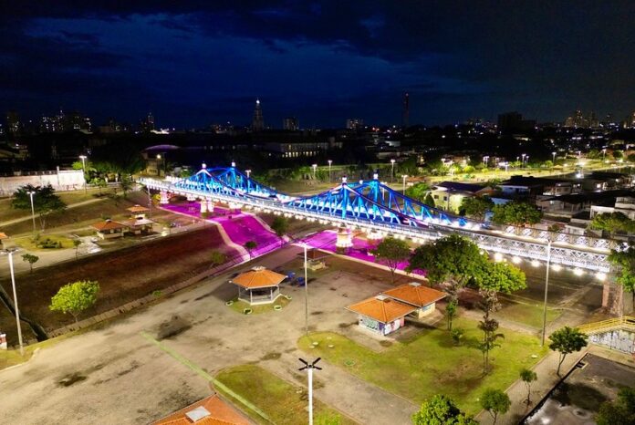 Ponte de ferro da avenida 7 de Setembro vai ganhar letreiro turístico