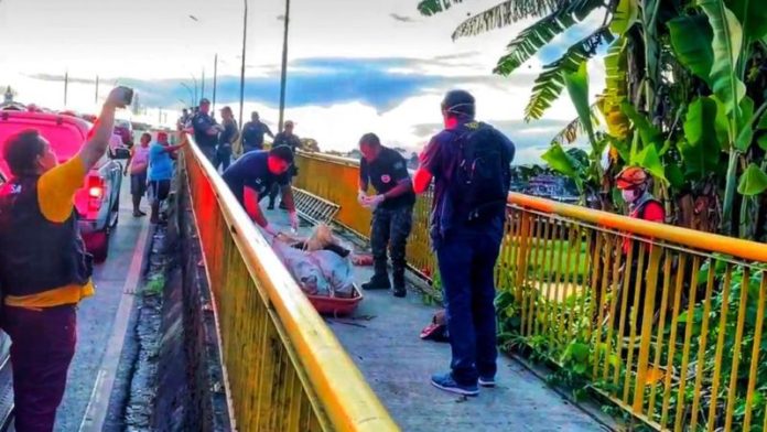Cadáver é encontrado em saco embaixo de ponte no Aparecida em Manaus