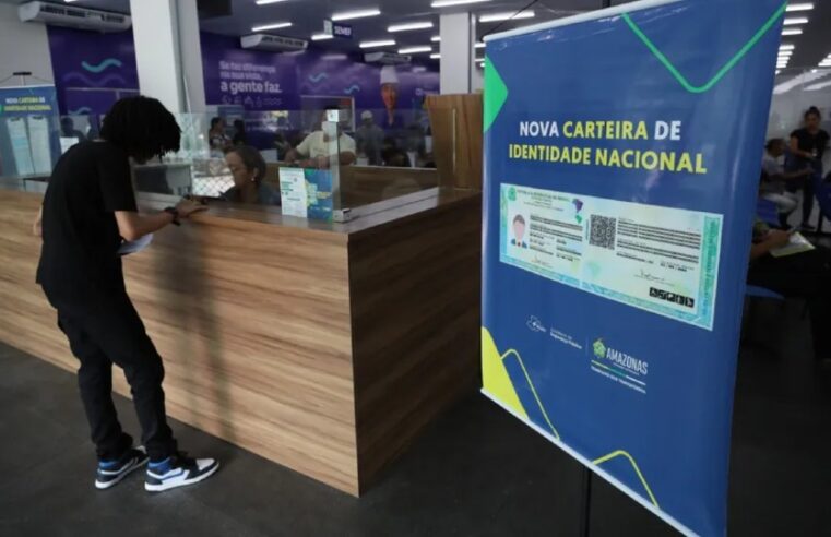 Nova Carteira de Identidade Nacional começa a ser emitida no Amazonas