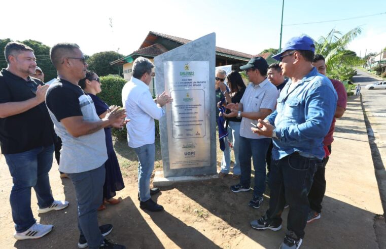 Governo do Amazonas entrega quase mil novos pontos de LED para a iluminação pública de Silves