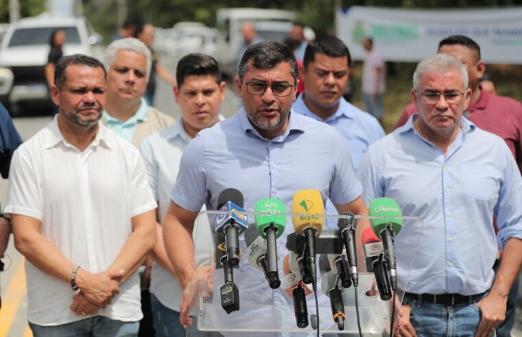 Wilson Lima entrega Ramal das Flores pavimentado e melhora escoamento da produção