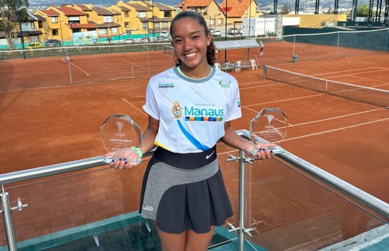 Aos 13 anos, amazonense Beatriz Rodrigues passará a integrar ranking internacional de tênis