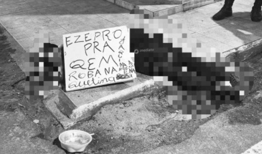 Homem é encontrado sem vida com recado em cima do corpo no Centro de Manaus