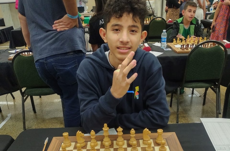 Estudante amazonense vence Campeonato Brasileiro de Xadrez e conquista vaga para o mundial na Itália