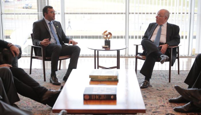 Wilson Lima se reúne com ministro das Relações Exteriores e diz que Amazonas está à disposição para receber eventos pré-COP 30