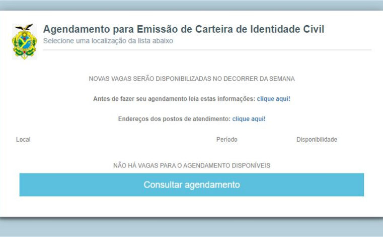 Veja os documentos exigidos para quem vai tirar a nova Carteira de Identidade Nacional, em Manaus