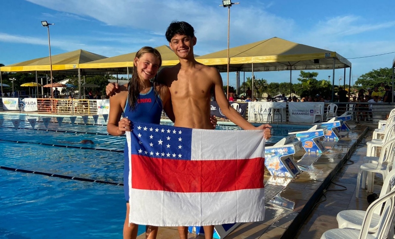 Nadadores amazonenses quebram recordes e conquistam troféu na Copa Norte de Natação, no Maranhão