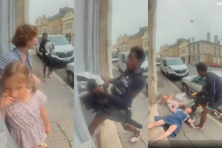 VÍDEO: Avó e neta são violentamente atacadas na porta de casa por homem durante assalto