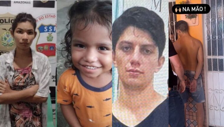 Polícia consegue prender homem que matou criança de 2 anos em Manaus com ajuda da tia