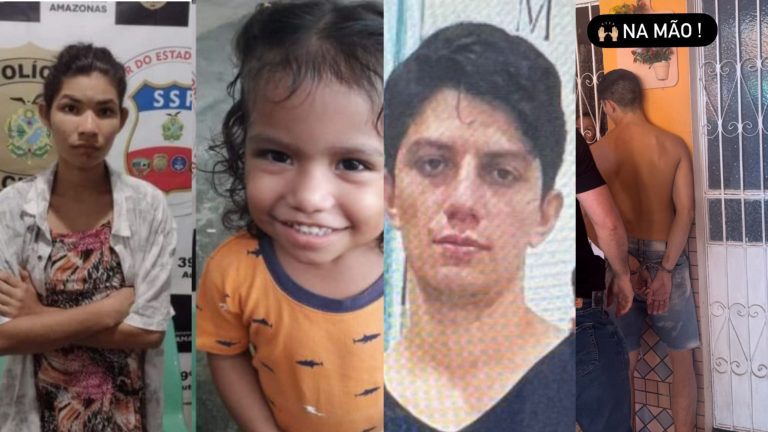 Polícia consegue prender homem que matou criança de 2 anos em Manaus com ajuda da tia