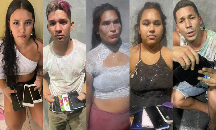 Sete são presos com mais de 50 celulares furtados na Pump Colors na Arena da Amazônia