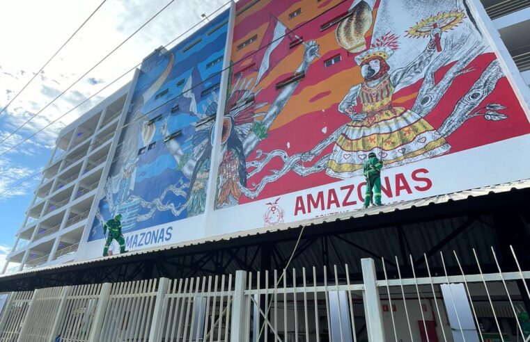 Governo do Amazonas executa obra de reforma e manutenção do Bumbódromo de Parintins