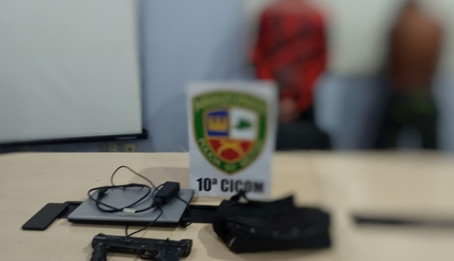 Suspeitos usam arma de paintball para roubar pessoas em Manaus