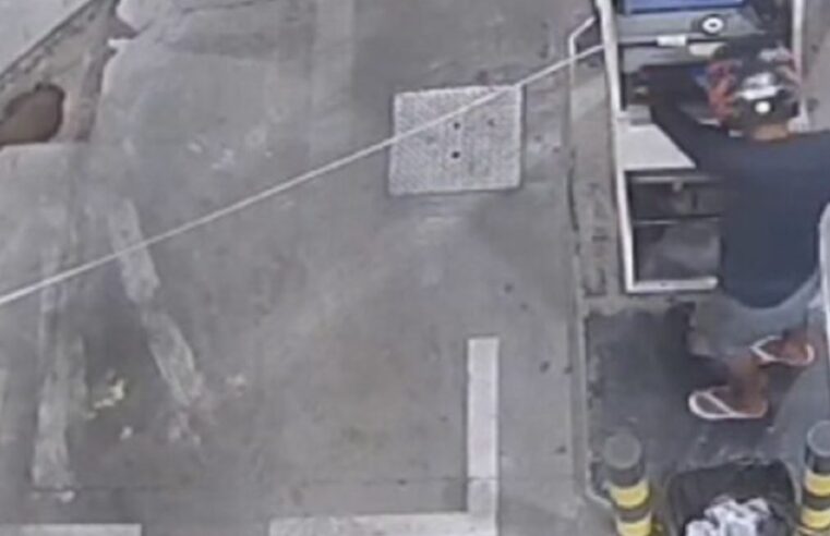 Em Manaus, posto de combustíveis é assaltado por criminosos na zona leste; confira as imagens