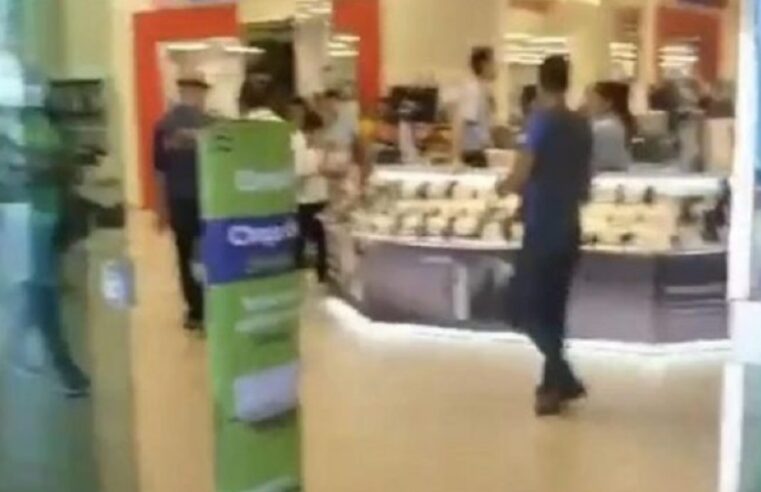 Em Manaus, bandidos invadem e roubam mais de vinte celulares de vitrine da Loja Bemol