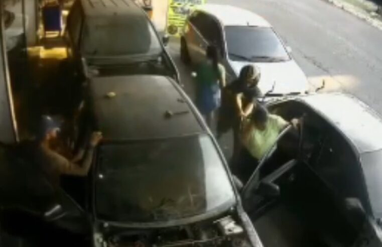 Em Manaus, borracheiro é baleado na cabeça por criminoso; confira o vídeo