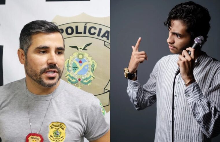 Humorista Leandro Leite cancela sorteio de rifas online e delegado brinca: “Já estava com as algemas na mão”