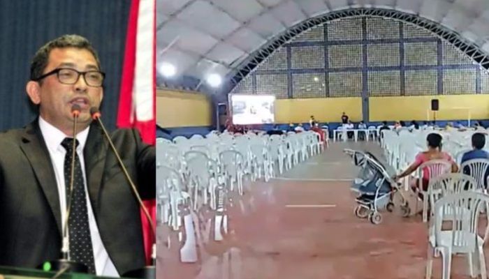 VÍDEO: Prefeito de Iranduba convoca reunião com a população mas ninguém aparece