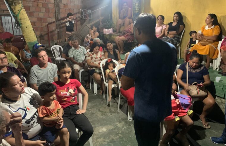 Dione Carvalho realiza reuniões nas zonas leste e sul da cidade 