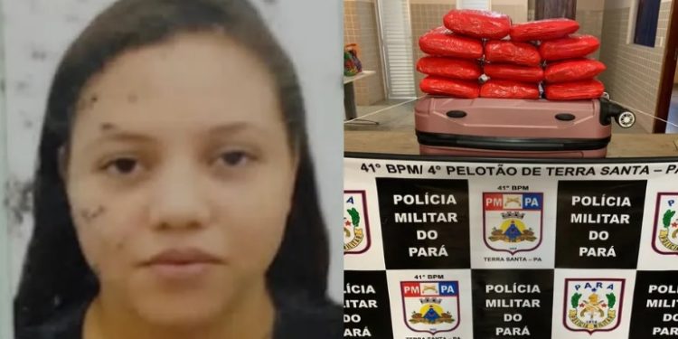 Mulher sai de Manaus com 11 quilos de maconha na bolsa e acaba preso na Pará