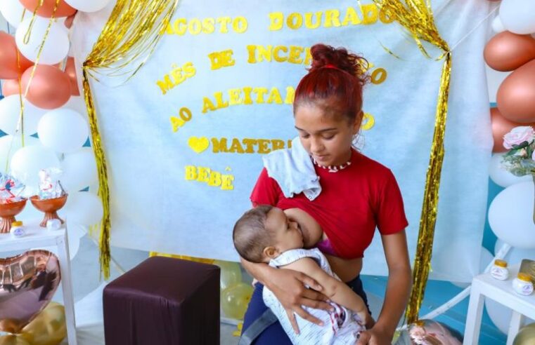 Prefeitura reforça importância do aleitamento materno na abertura do ‘Agosto Dourado’