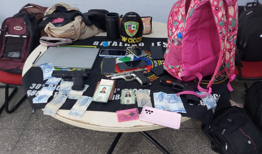 Criminosos são presos por fazerem arrastões na Zona Leste de Manaus