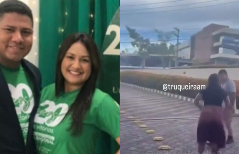 [Vídeo]: Pastora Manauara flagra maridão “orando” com outra em motel no Aleixo em Manaus; confira