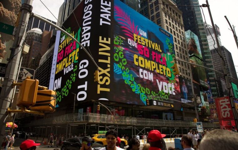Festival #SouManaus Passo a Paço 2023 agora está na tela da Times Square, em New York City