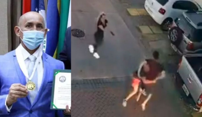 CMM vai cancelar medalha entregue a policial civil preso após agredir advogado e esposa agredir babá