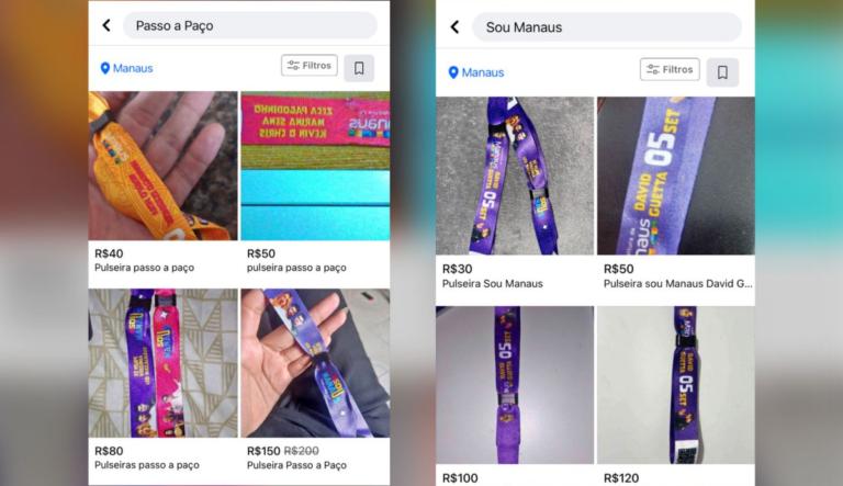 Pulseiras do festival Passo a Paço são vendidas ilegalmente nas redes sociais