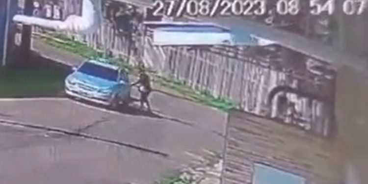 Vídeo: bandidos fazem empresária do ramo de joias refém em Manacapuru e levam até o HD das câmeras