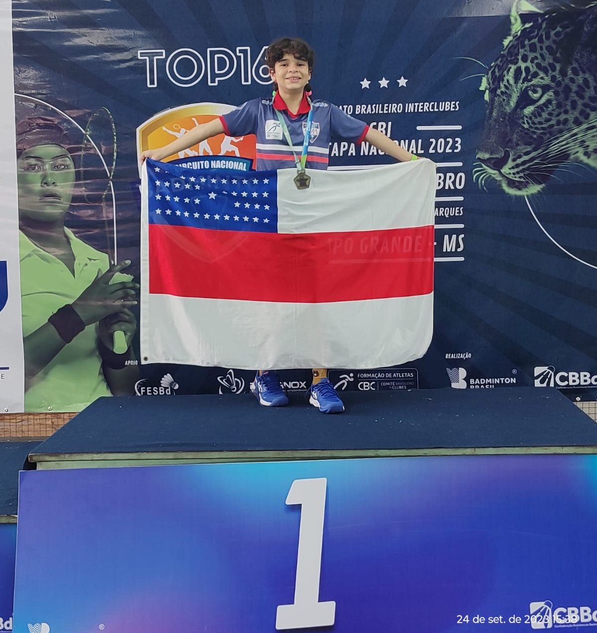 Atleta do ‘Manaus Olímpica’ conquista bronze na 3ª etapa do Circuito Nacional de Badminton no Mato Grosso do Sul￼