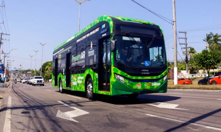 Manaus se torna a primeira capital da região Norte a ter ônibus elétrico