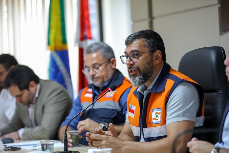 Wilson Lima anuncia retorno do Aula em Casa e reforço no envio de ajuda humanitária para famílias afetadas pela estiagem no estado