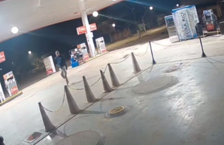 No Amazonas, frentista corajoso põe assaltante para correr no Novo Airão; assista ao vídeo￼